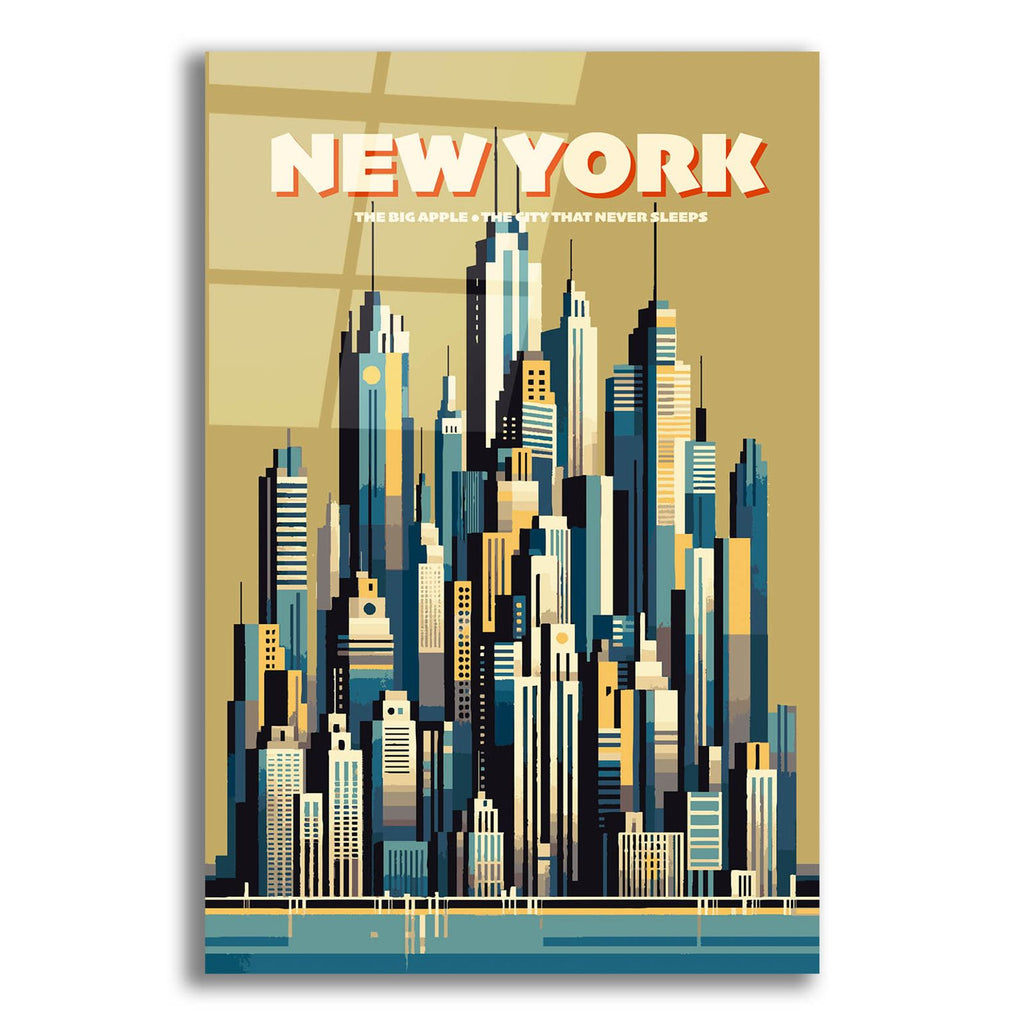 New York Skyline by Andreas Magnusson acrylic glass wall art