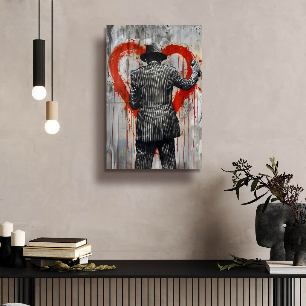 Old Man Graffiti by Andreas Magnusson - 16x24 acrylic wall art in a room