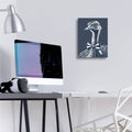 Ostrich With A Bow Tie by Andreas Magnusson - 12x16 acrylic wall art in a room