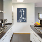 Ostrich With A Bow Tie by Andreas Magnusson - 24x36 acrylic wall art in a room