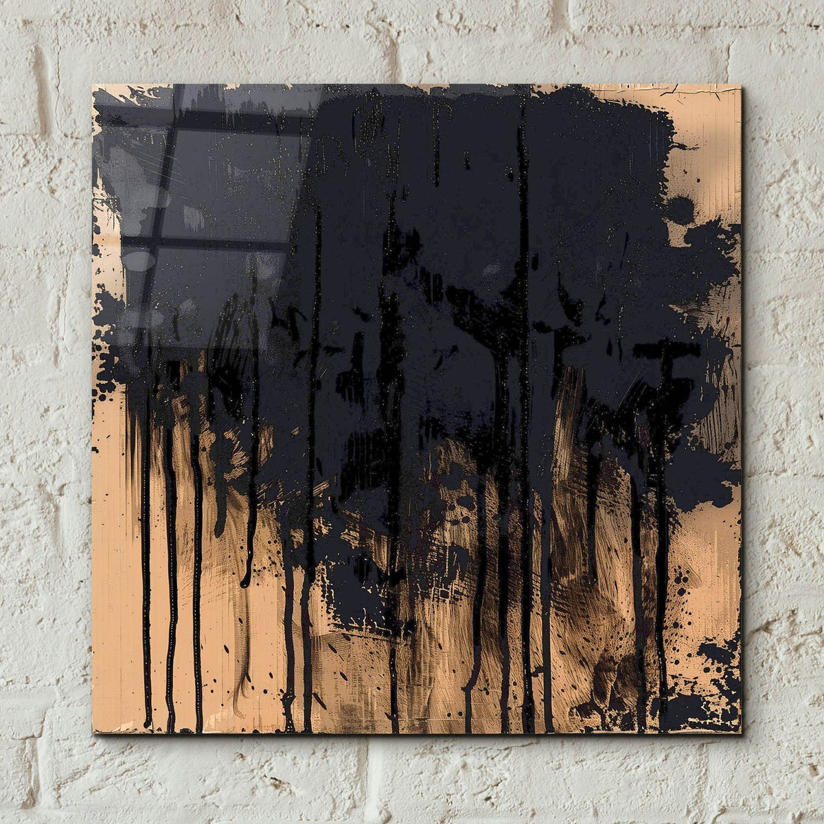 Paint It Black by Andreas Magnusson - 12x12 acrylic wall art in a room