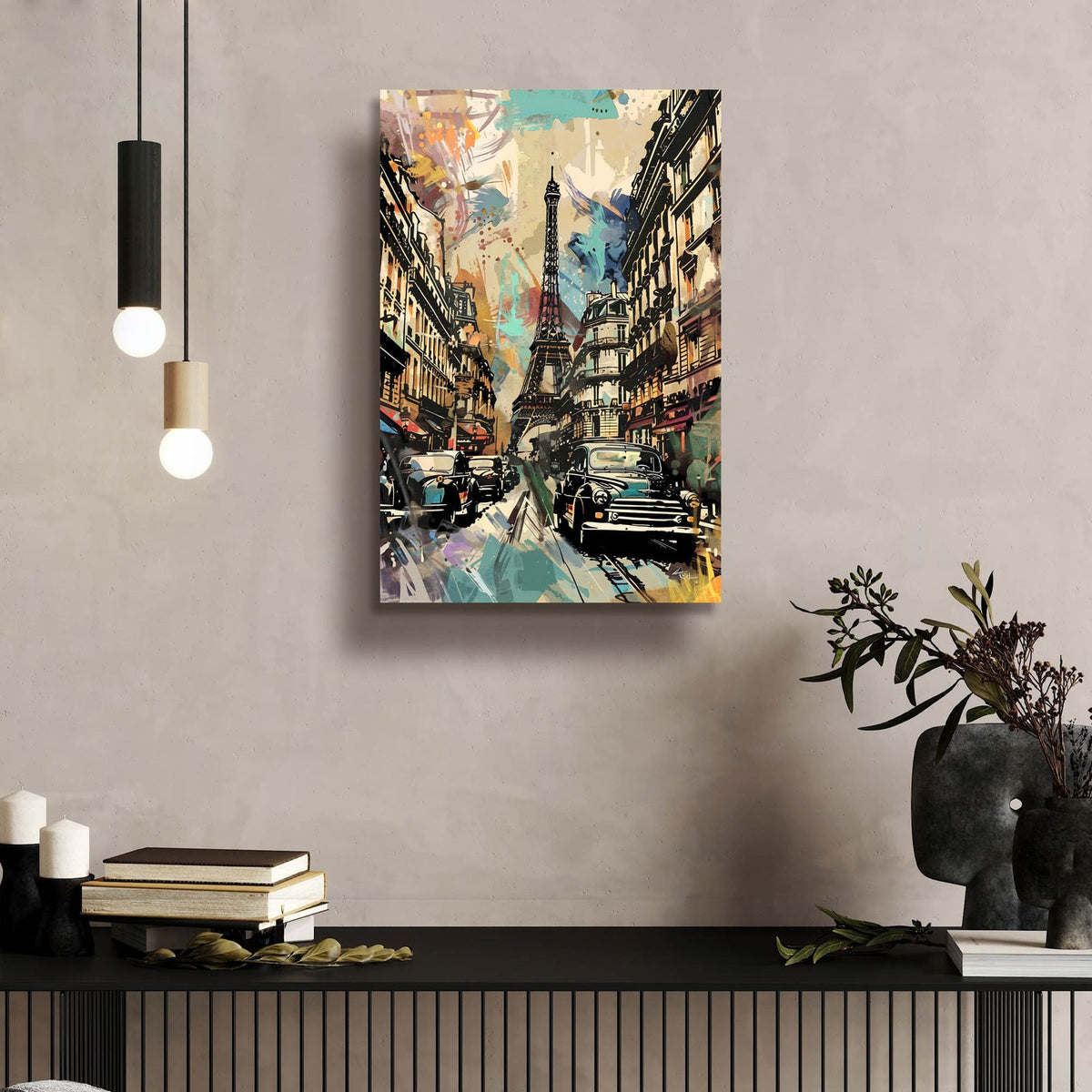 Paris Vintage by Andreas Magnusson - 16x24 acrylic wall art in a room