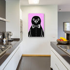 Penguin With A Bow Tie by Andreas Magnusson - 24x36 acrylic wall art in a room