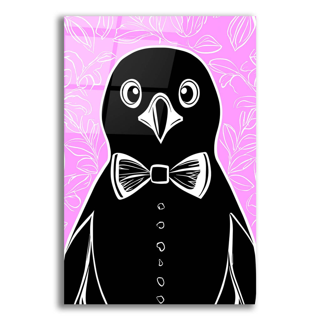 Penguin With A Bow Tie by Andreas Magnusson acrylic glass wall art