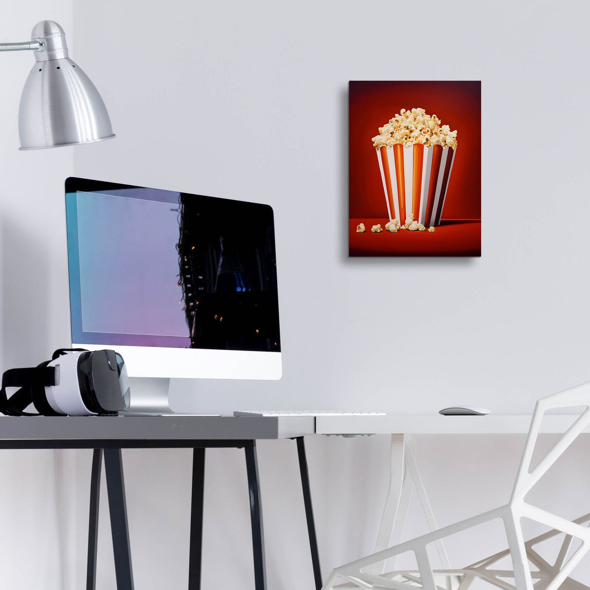 Popcorn Pop by Andreas Magnusson - 12x16 acrylic wall art in a room
