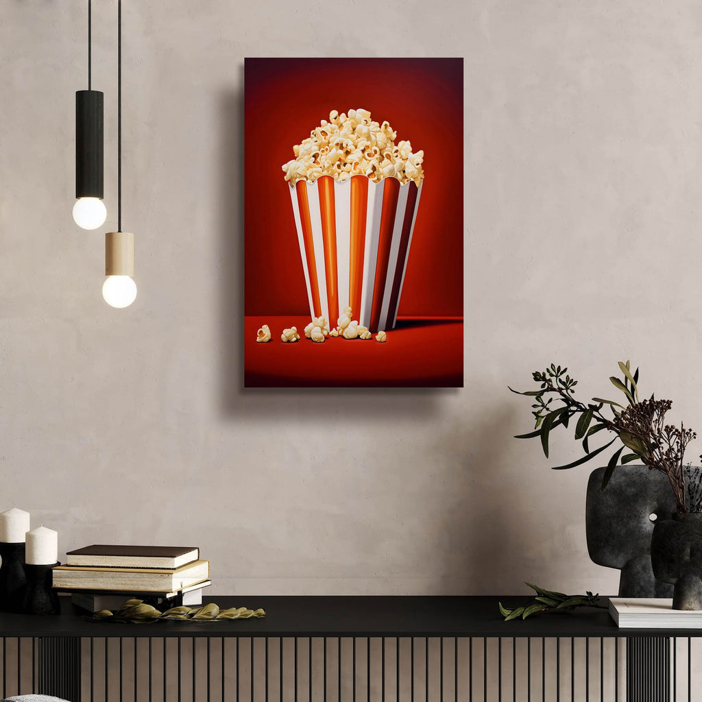 Popcorn Pop by Andreas Magnusson - 16x24 acrylic wall art in a room