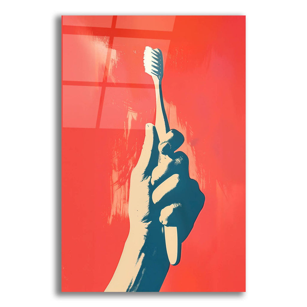 Praise The Toothbrush by Andreas Magnusson acrylic glass wall art