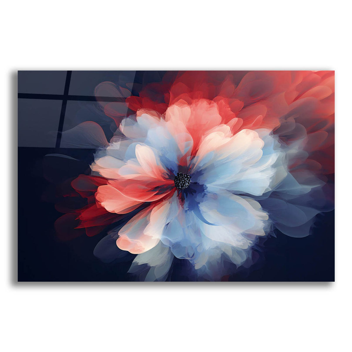 Psychedelic Flower by Andreas Magnusson acrylic glass wall art