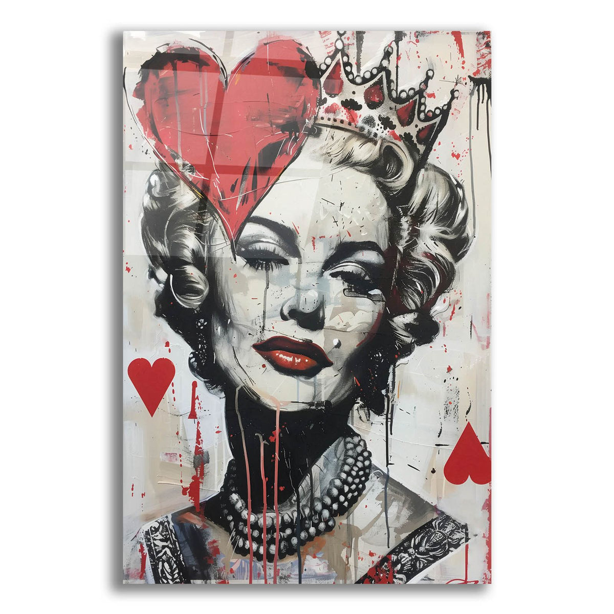 Queen Of Hearts by Andreas Magnusson acrylic glass wall art