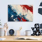 Red White And Blue by Andreas Magnusson - 16x12 acrylic wall art in a room