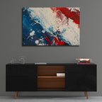 Red White And Blue by Andreas Magnusson - 36x24 acrylic wall art in a room