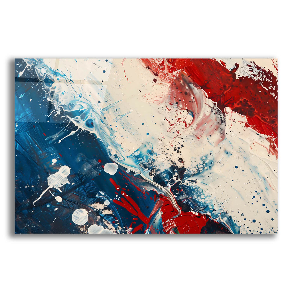 Red White And Blue by Andreas Magnusson acrylic glass wall art