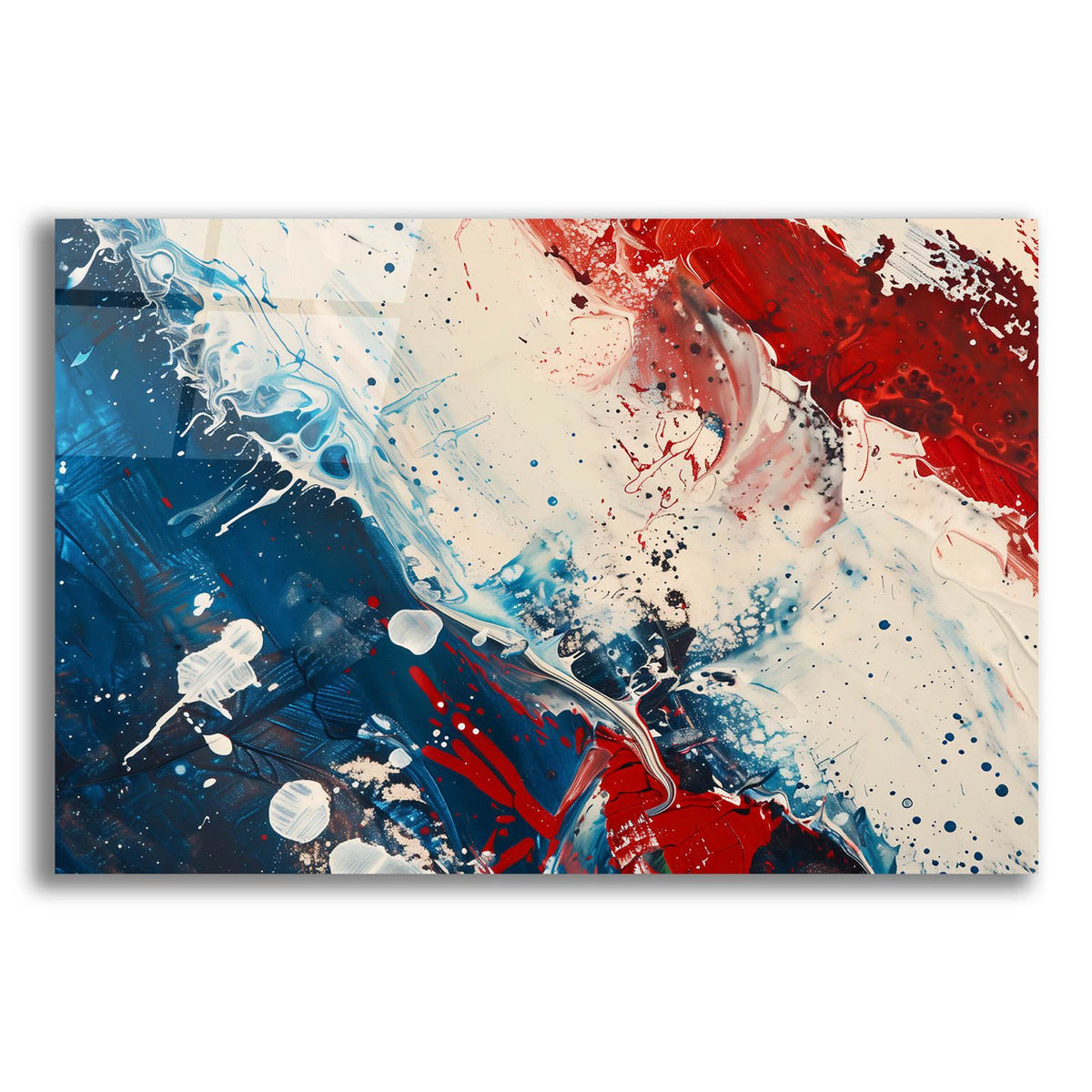Red White And Blue by Andreas Magnusson acrylic glass wall art