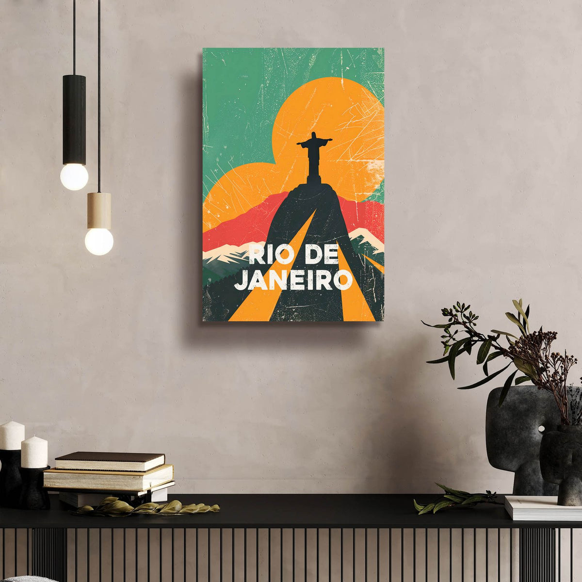 Rio De Janeiro by Andreas Magnusson - 16x24 acrylic wall art in a room