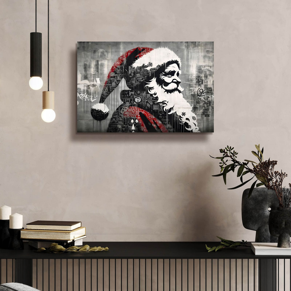 Santa Claus by Andreas Magnusson - 24x16 acrylic wall art in a room