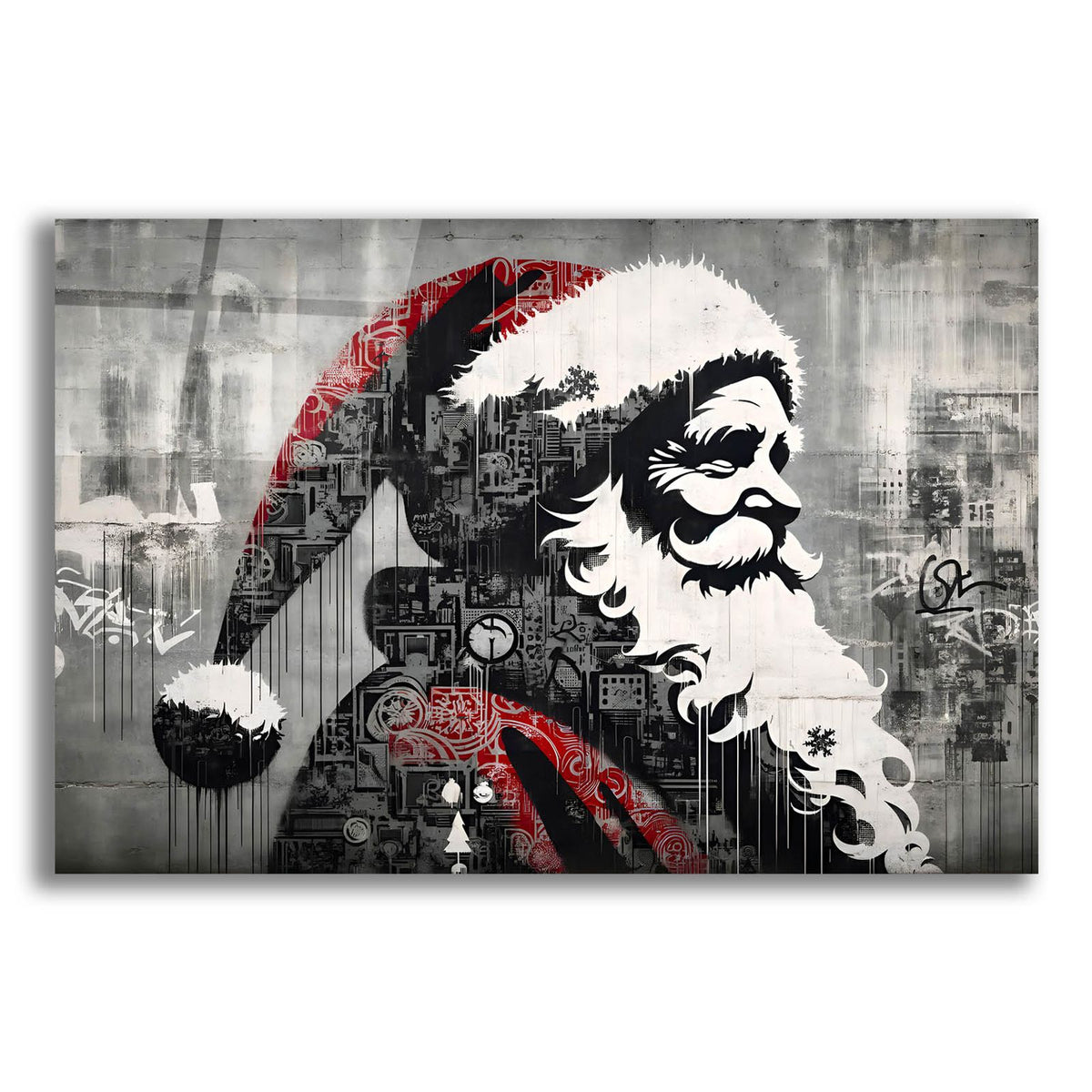 Santa Claus by Andreas Magnusson acrylic glass wall art