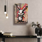 Scary Bunny by Andreas Magnusson - 16x24 acrylic wall art in a room