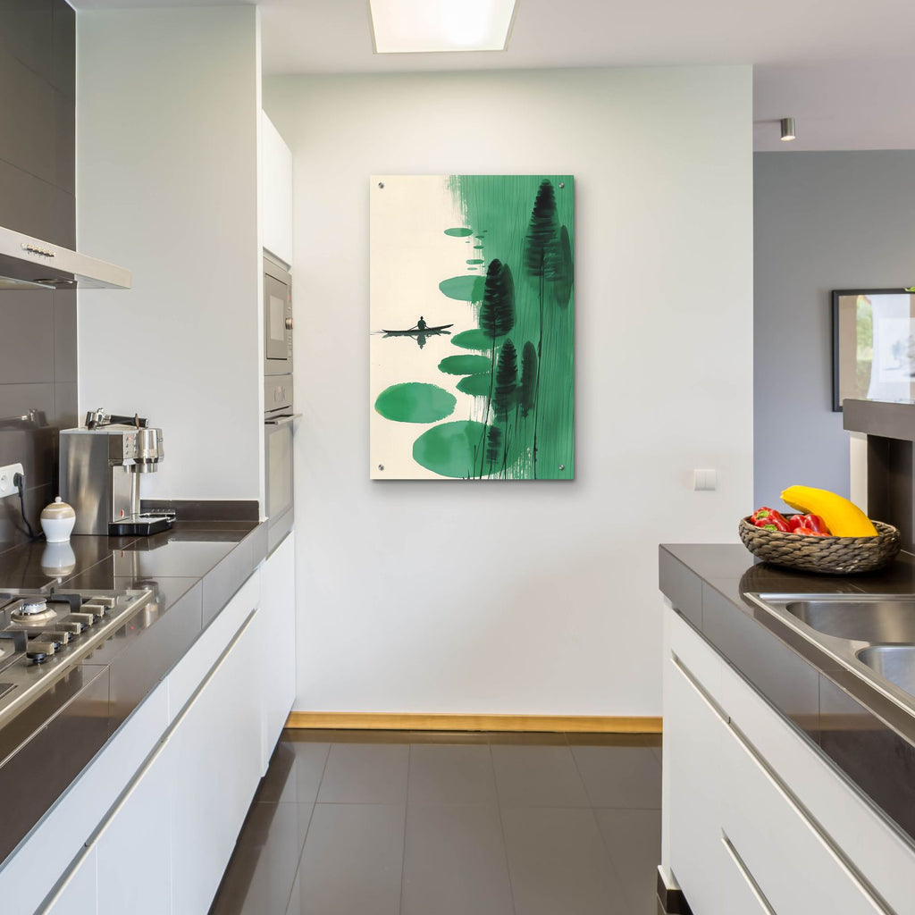 Serenity On The River by Andreas Magnusson - 24x36 acrylic wall art in a room