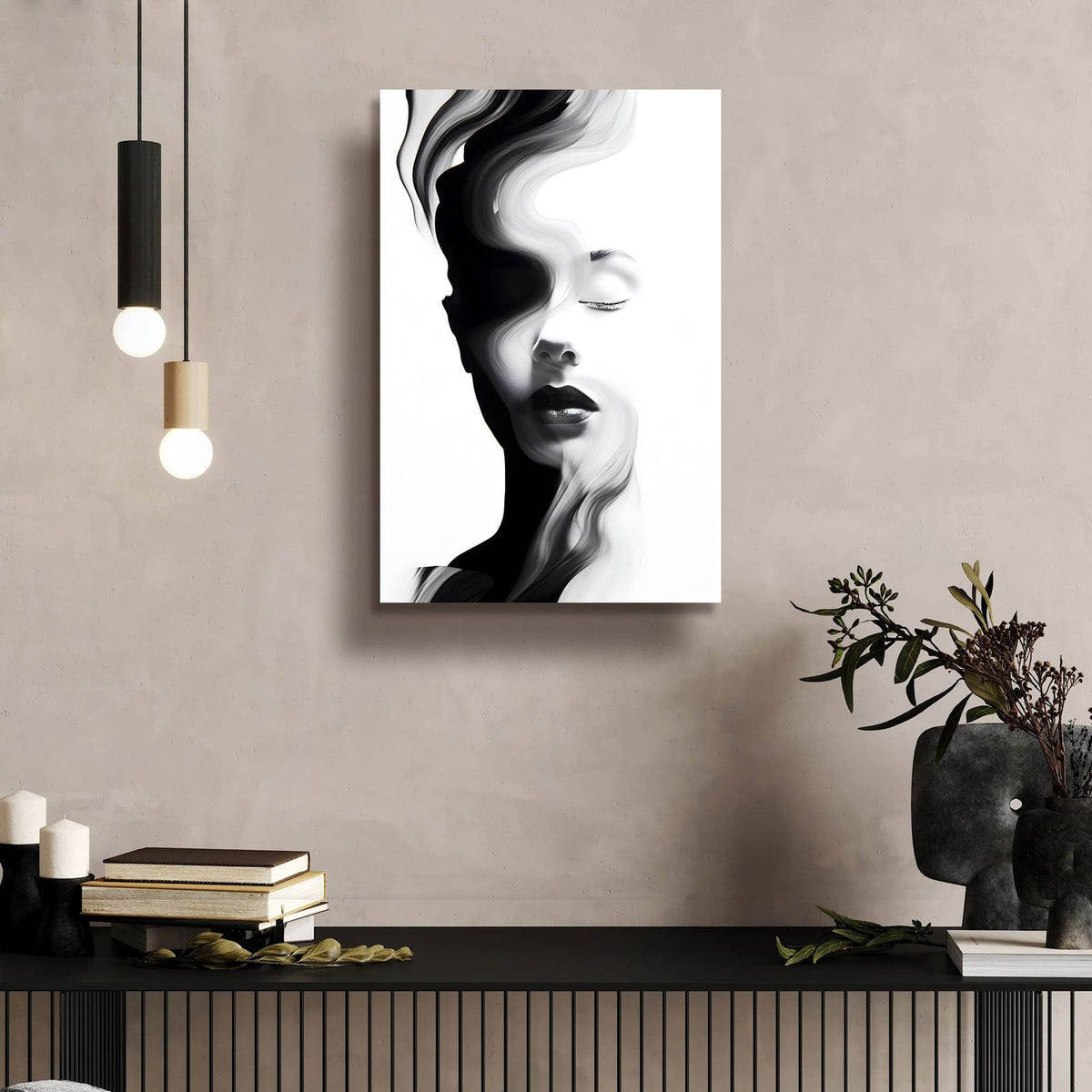 Shenie In The Bottle by Andreas Magnusson - 16x24 acrylic wall art in a room