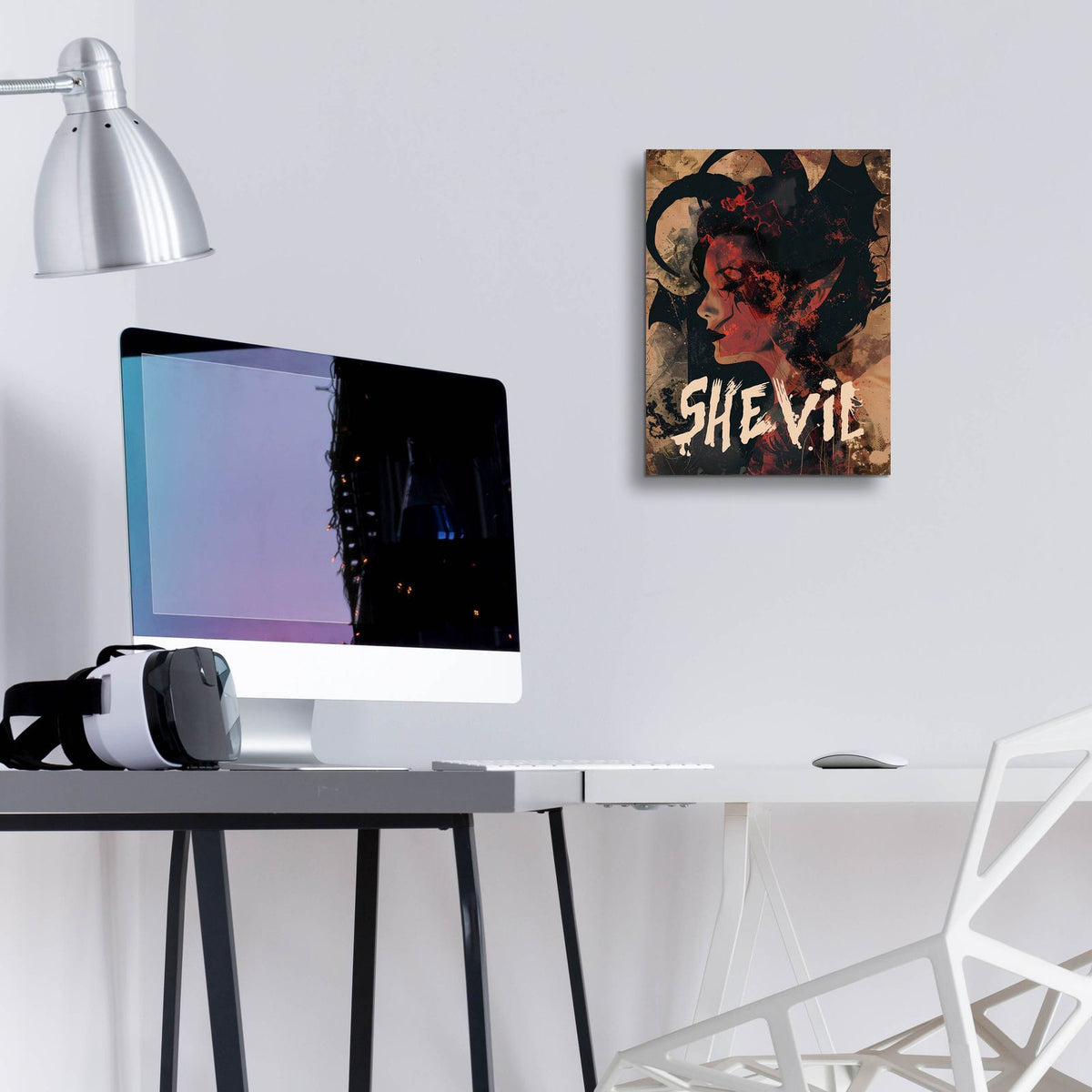 Shevil by Andreas Magnusson - 12x16 acrylic wall art in a room
