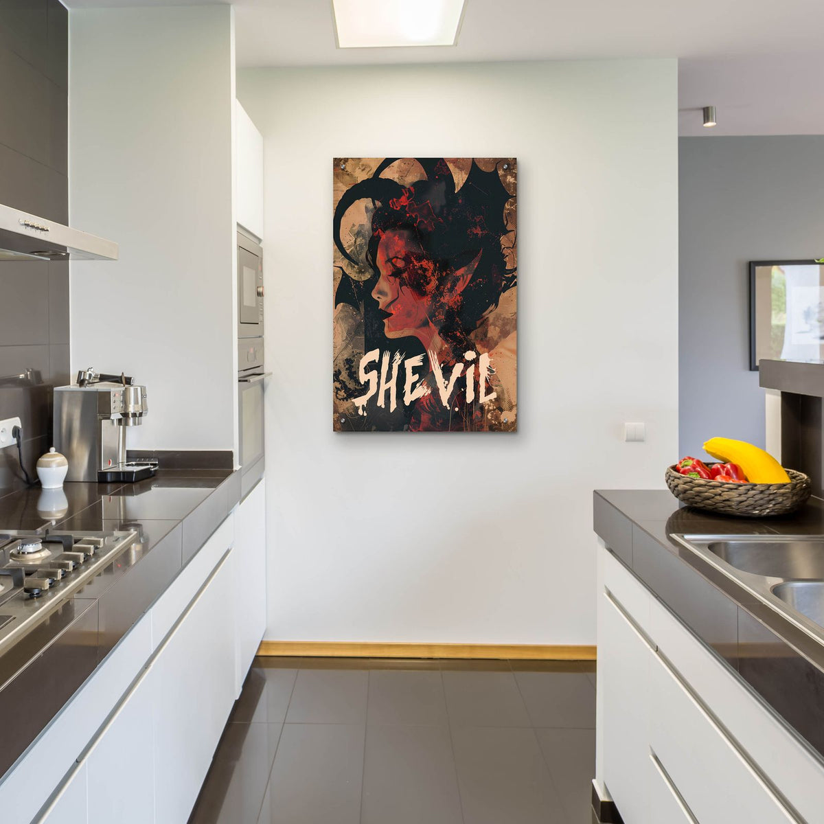 Shevil by Andreas Magnusson - 24x36 acrylic wall art in a room