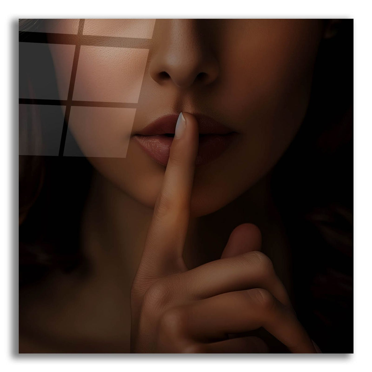 Shush by Andreas Magnusson acrylic glass wall art