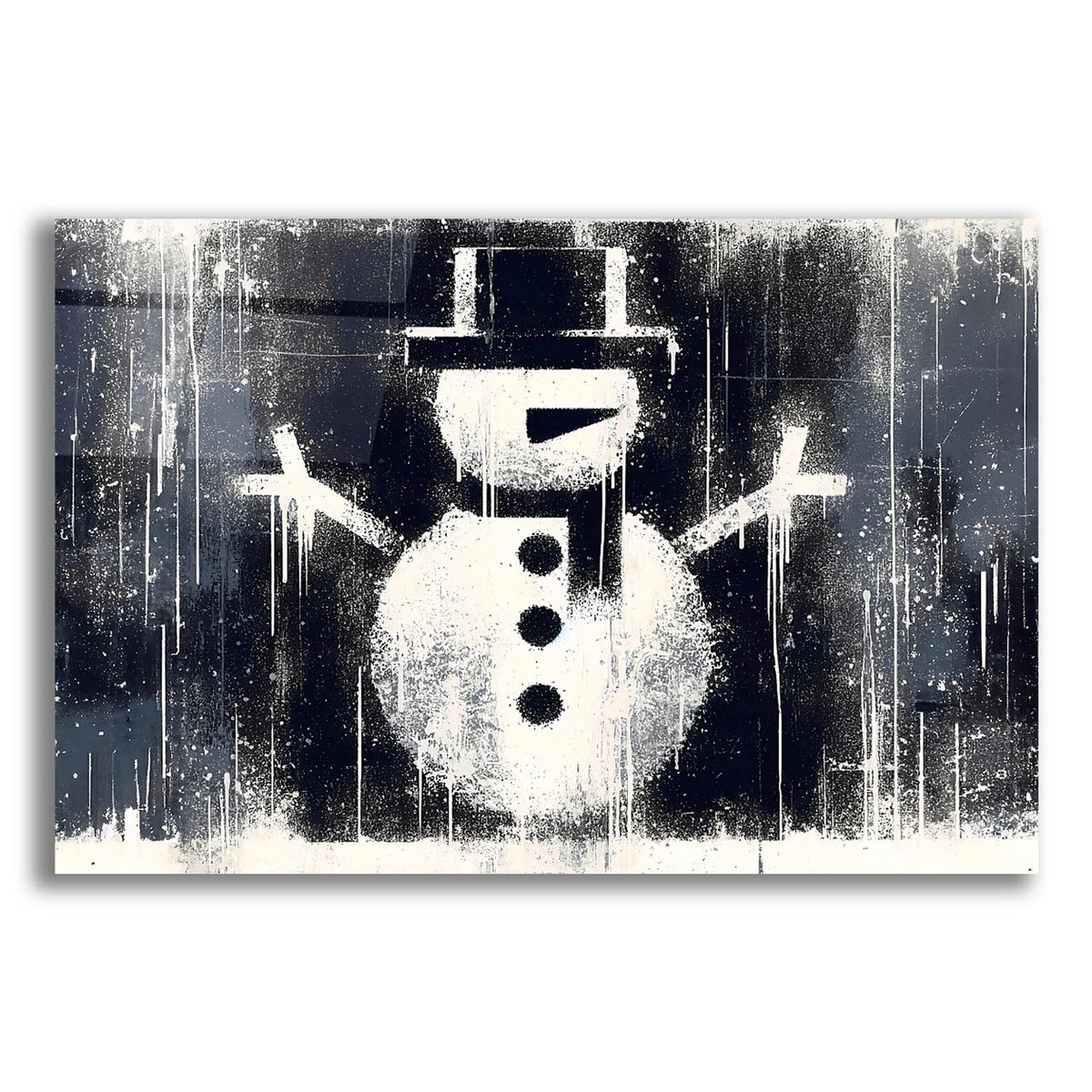 Snowman by Andreas Magnusson acrylic glass wall art