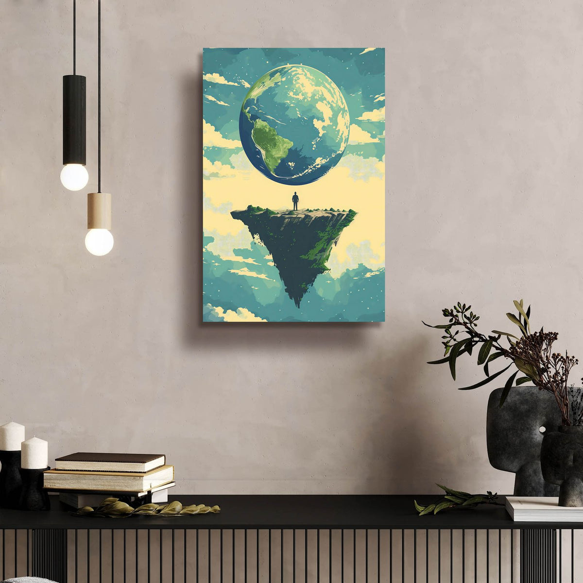 Solitude by Andreas Magnusson - 16x24 acrylic wall art in a room