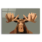 Staring Moose by Andreas Magnusson acrylic glass wall art