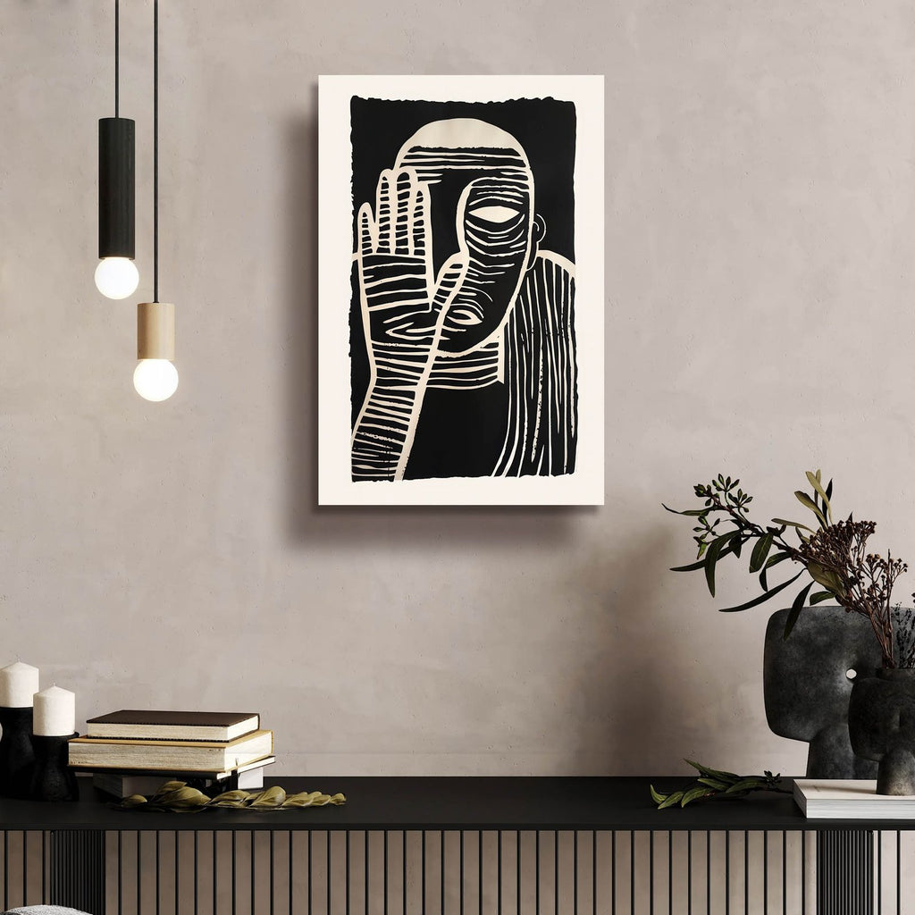 Stop by Andreas Magnusson - 16x24 acrylic wall art in a room