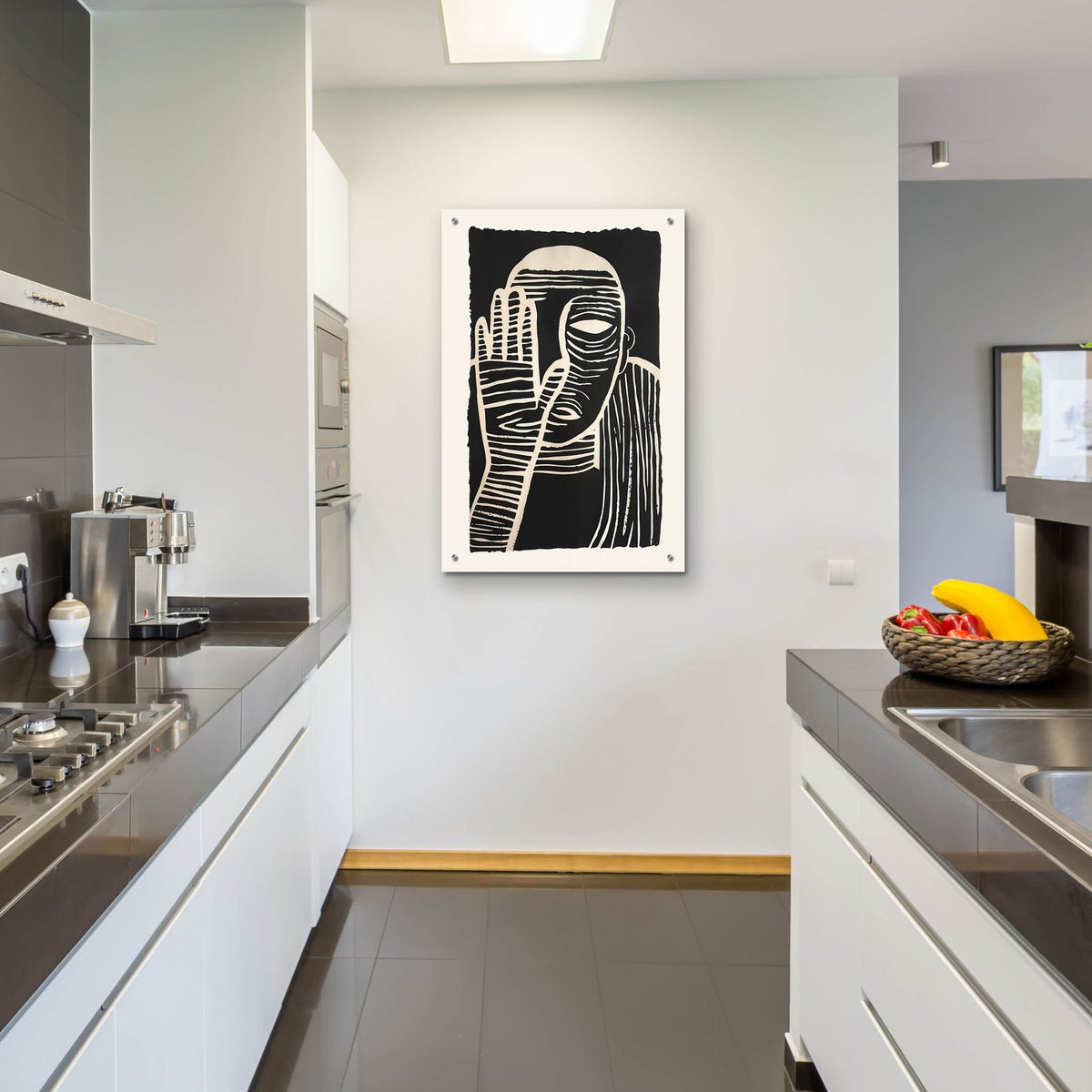 Stop by Andreas Magnusson - 24x36 acrylic wall art in a room