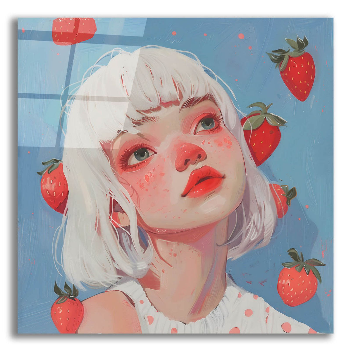 Strawberry Girl Two by Andreas Magnusson acrylic glass wall art
