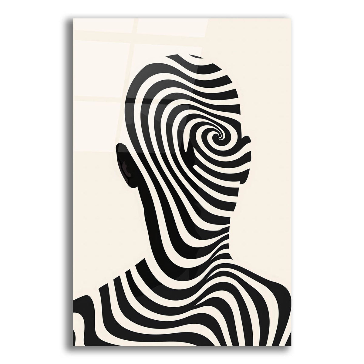 Striped Man by Andreas Magnusson acrylic glass wall art
