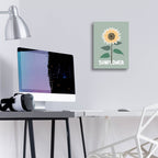 Sunflower by Andreas Magnusson - 12x16 acrylic wall art in a room