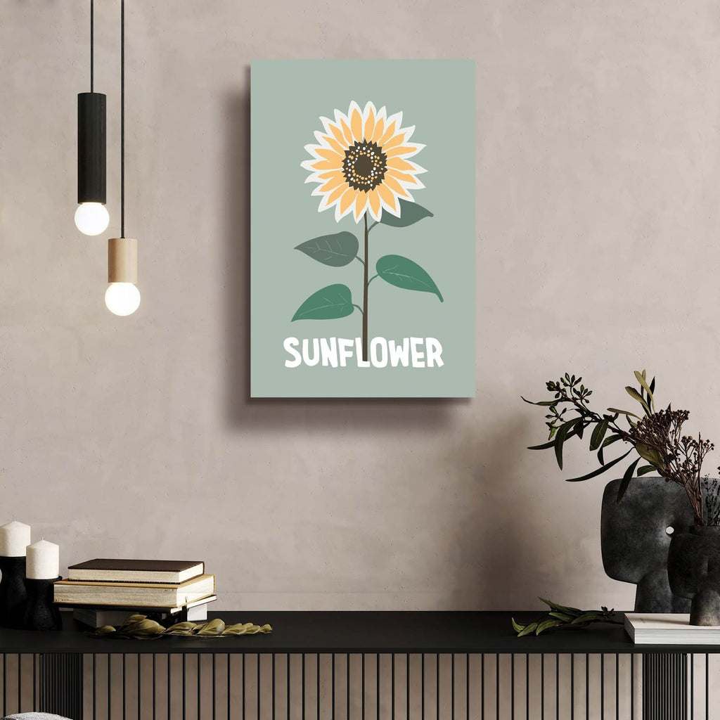 Sunflower by Andreas Magnusson - 16x24 acrylic wall art in a room
