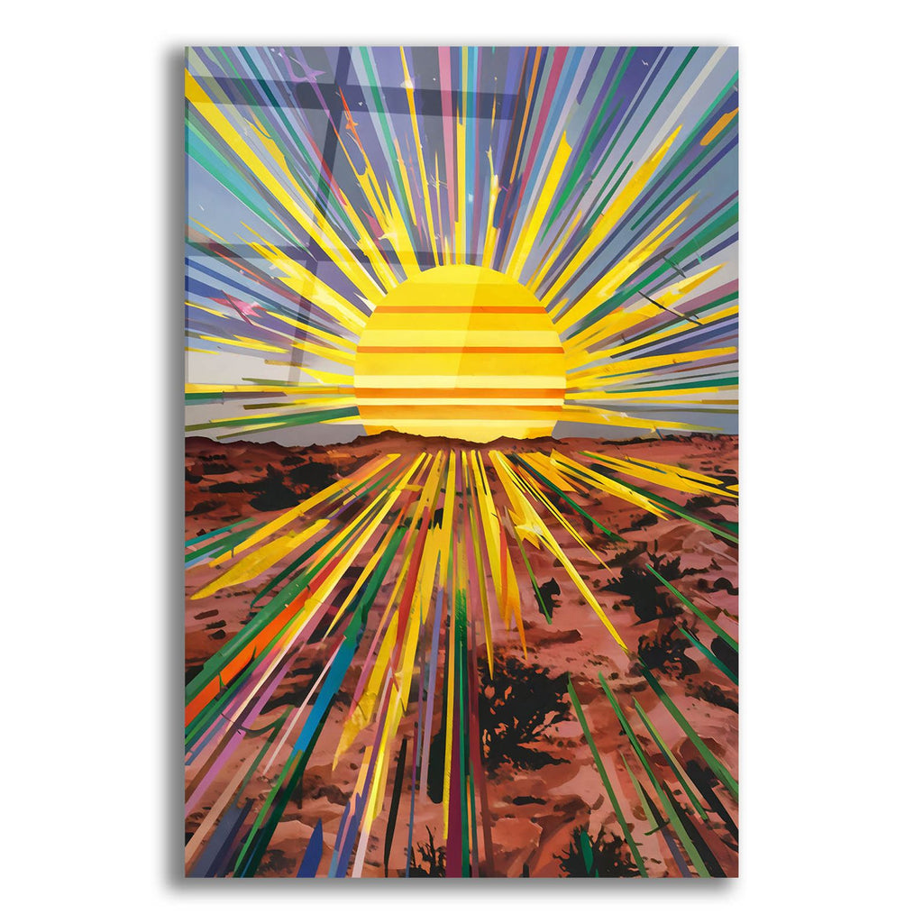 Sunrise In The Desert by Andreas Magnusson acrylic glass wall art
