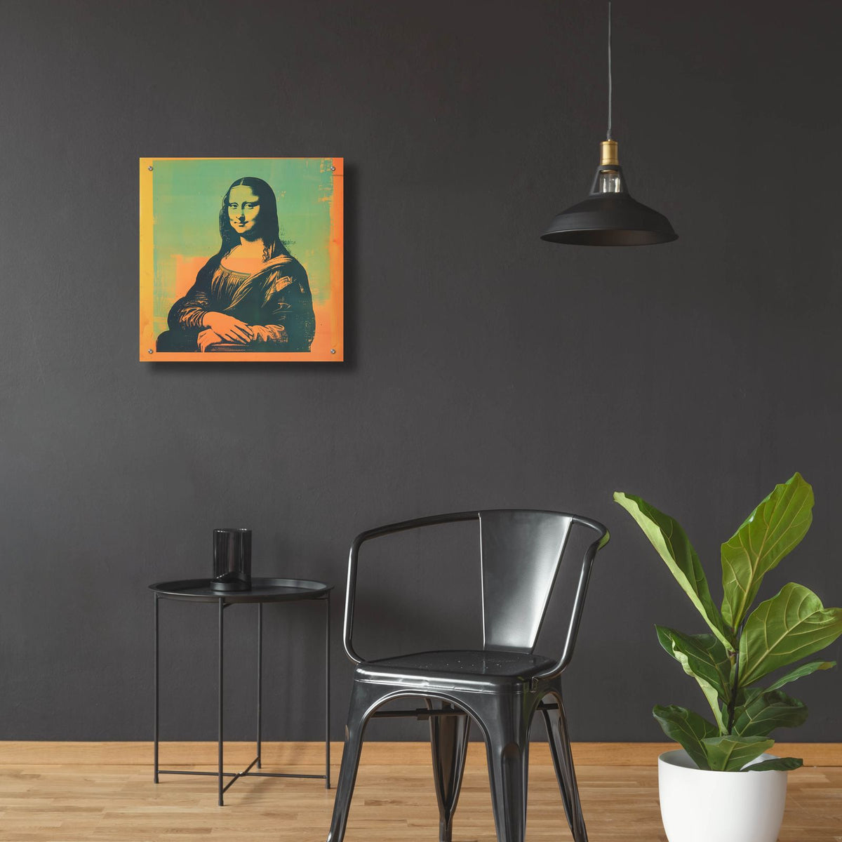 Sunshine Mona by Andreas Magnusson - 24x24 acrylic wall art in a room