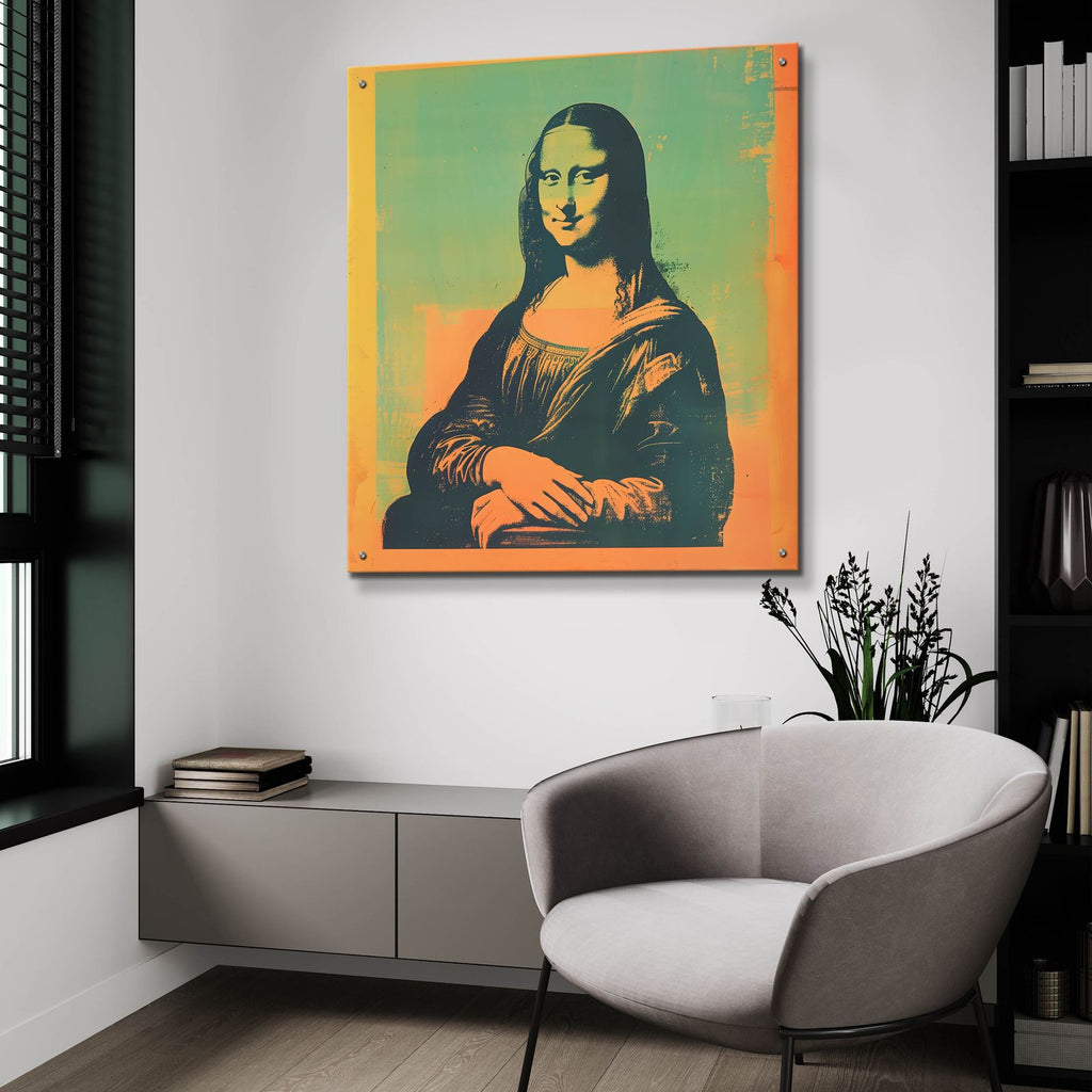 Sunshine Mona by Andreas Magnusson - 36x36 acrylic wall art in a room