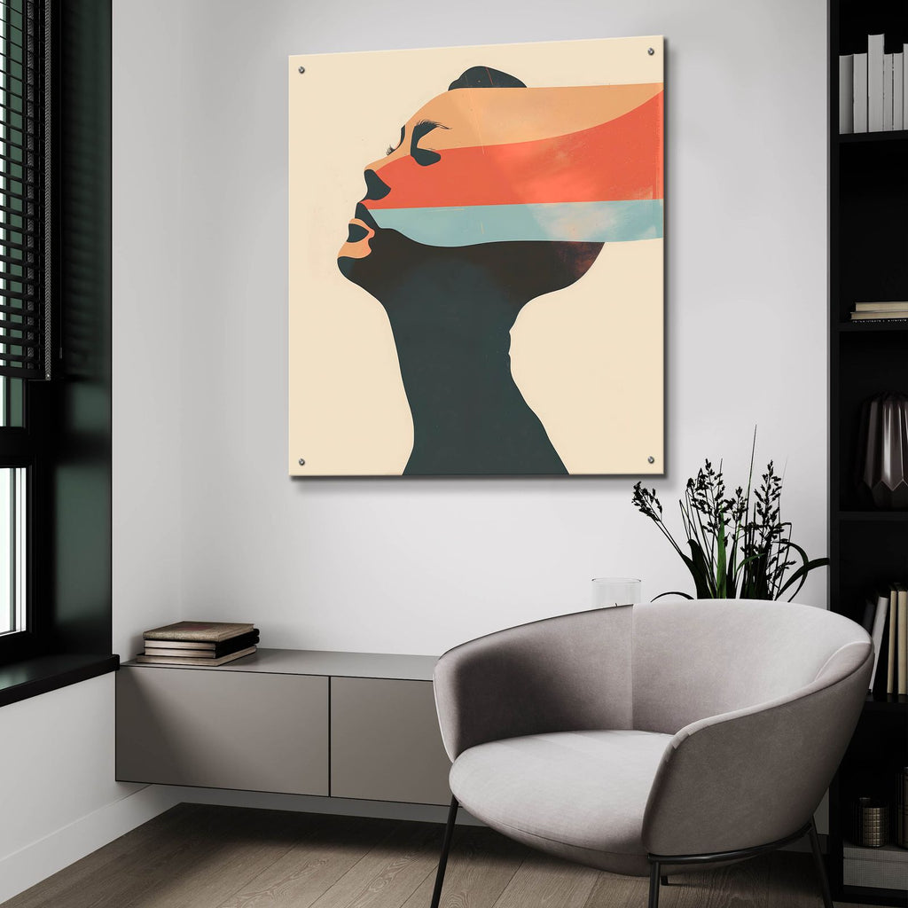 Swoosh by Andreas Magnusson - 36x36 acrylic wall art in a room