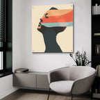 Swoosh by Andreas Magnusson - 36x36 acrylic wall art in a room