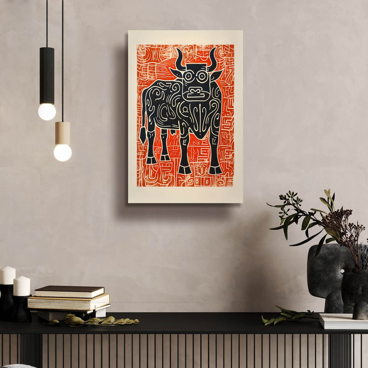 Taurus No 1 by Andreas Magnusson - 16x24 acrylic wall art in a room