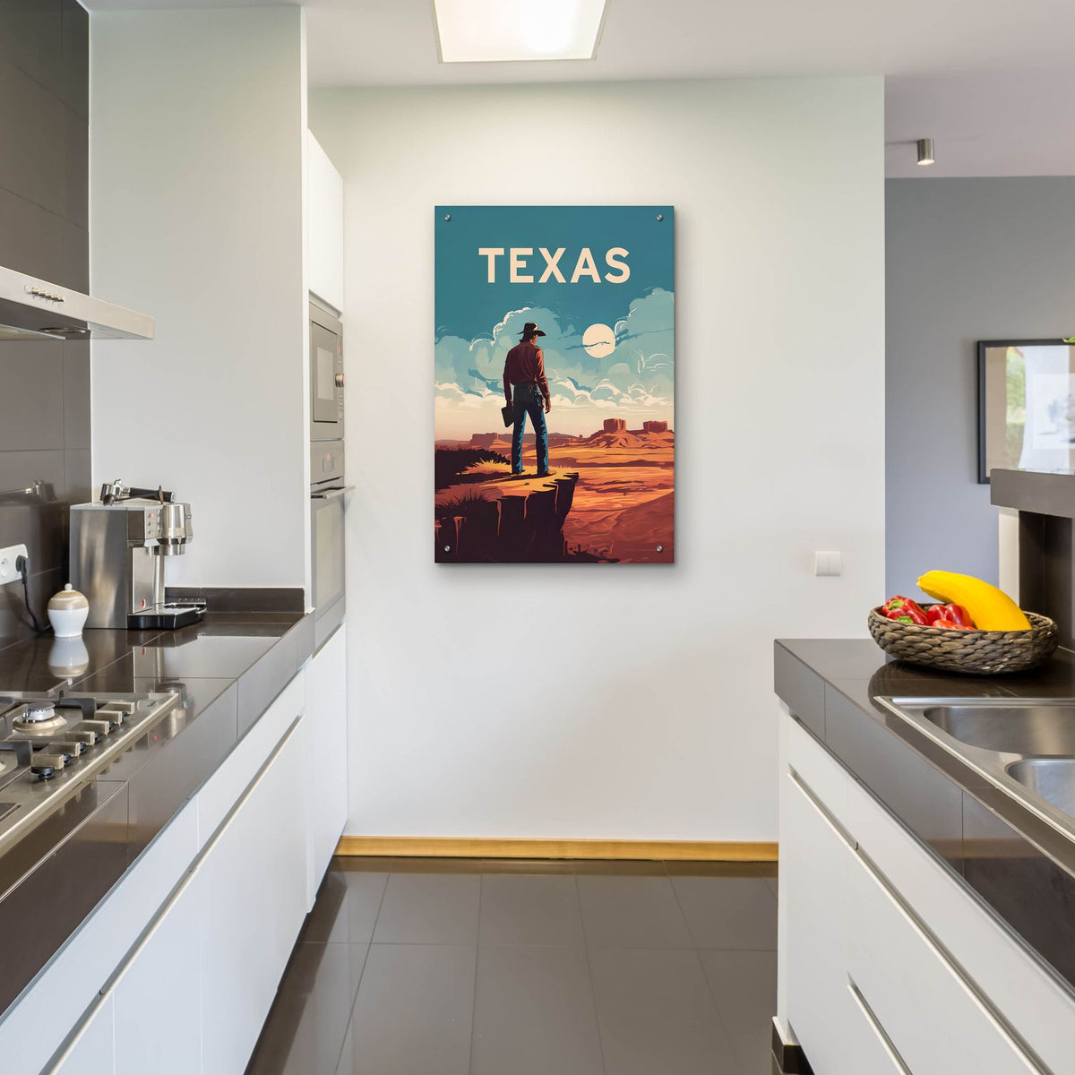 Texas by Andreas Magnusson - 24x36 acrylic wall art in a room