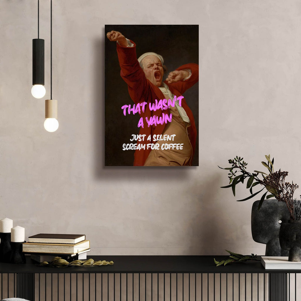 Thats Wasn't A Yawn by Andreas Magnusson - 16x24 acrylic wall art in a room