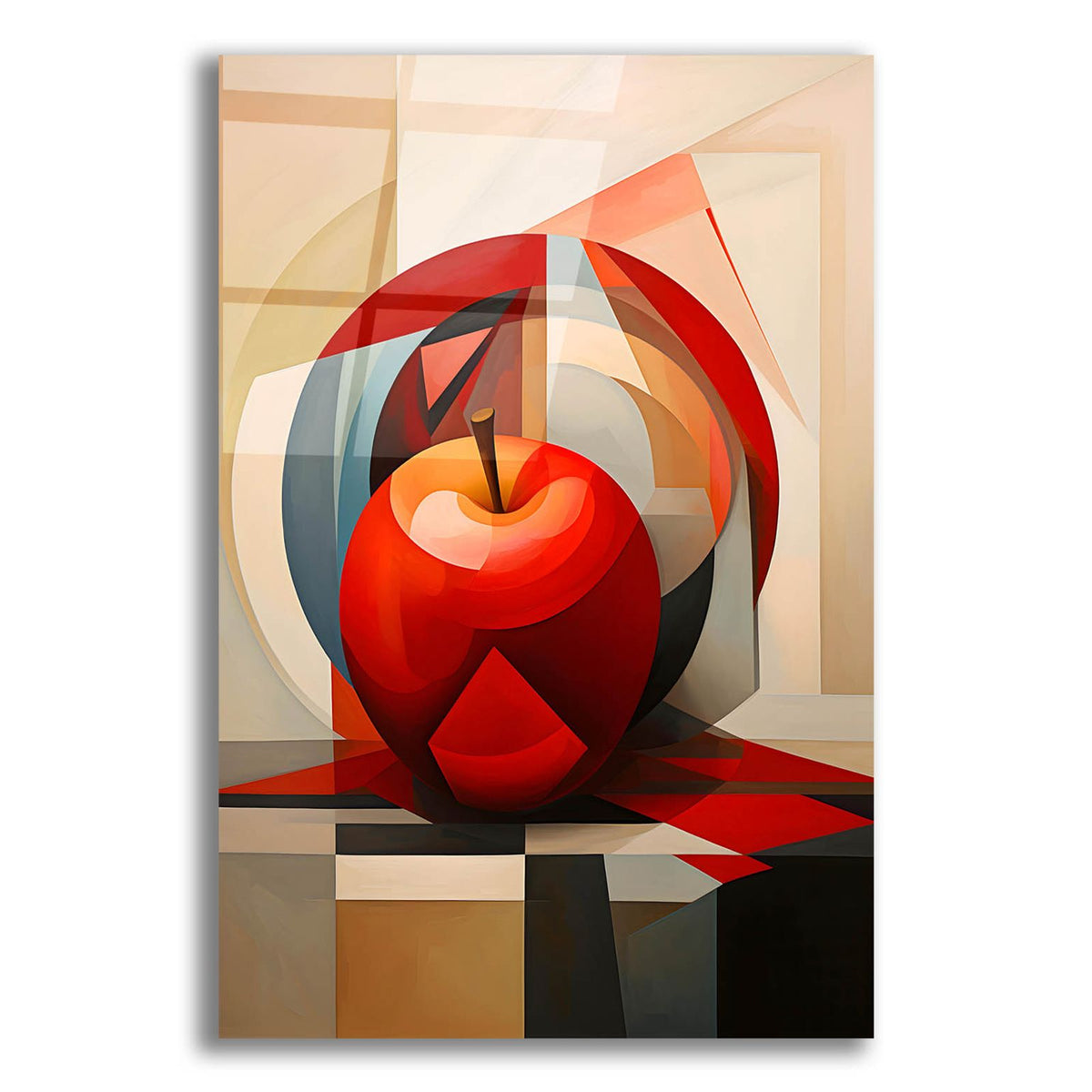 The Abstract Apple by Andreas Magnusson acrylic glass wall art