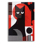 The Abstract Cat by Andreas Magnusson acrylic glass wall art