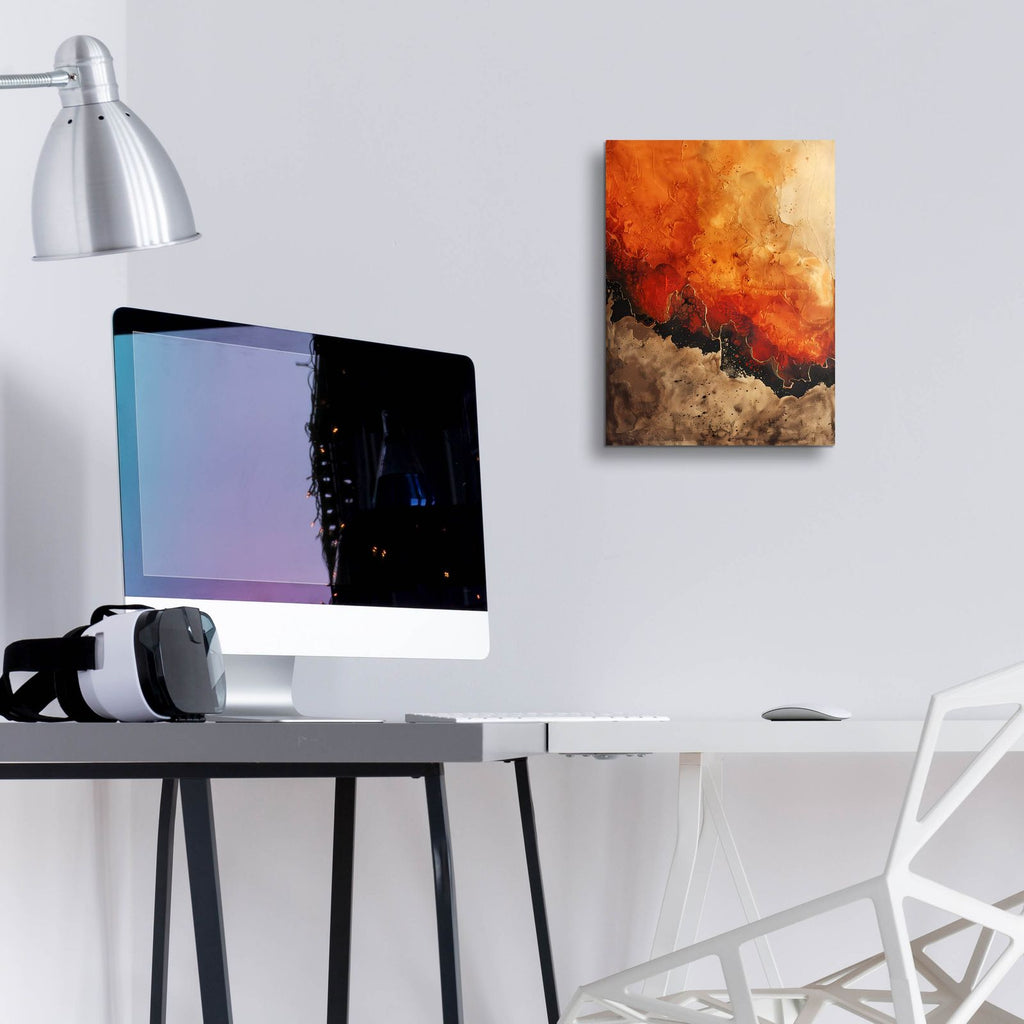 The Abstract Earth by Andreas Magnusson - 12x16 acrylic wall art in a room