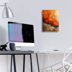 The Abstract Earth by Andreas Magnusson - 12x16 acrylic wall art in a room