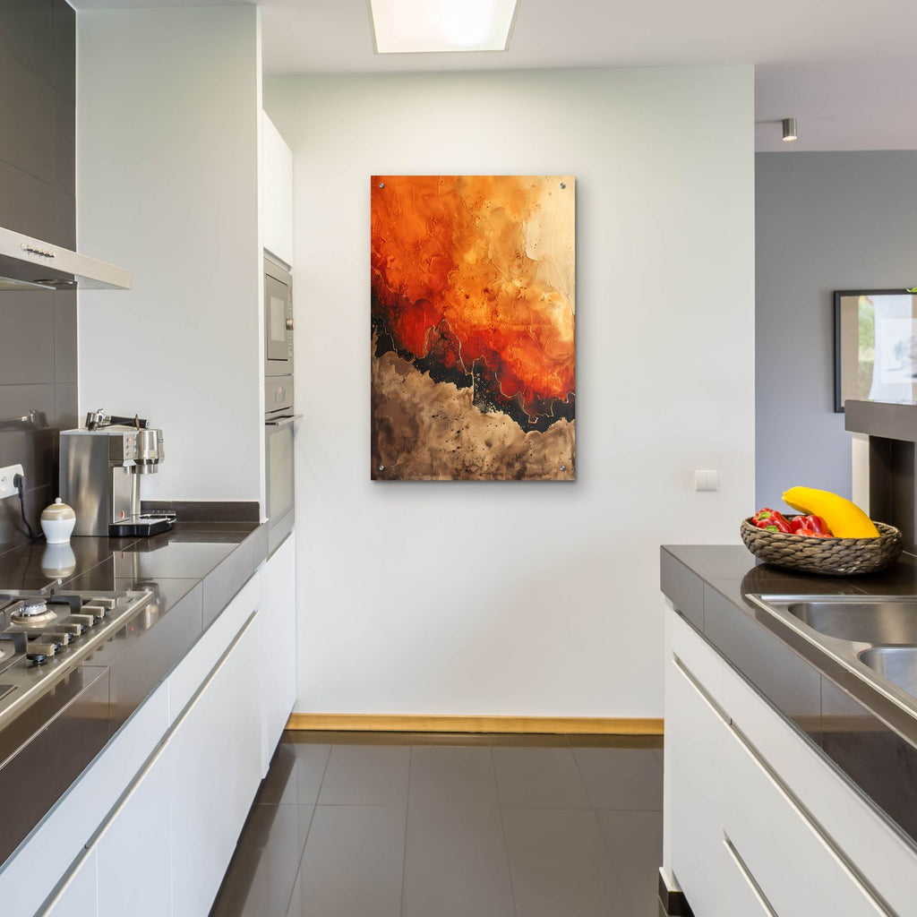 The Abstract Earth by Andreas Magnusson - 24x36 acrylic wall art in a room