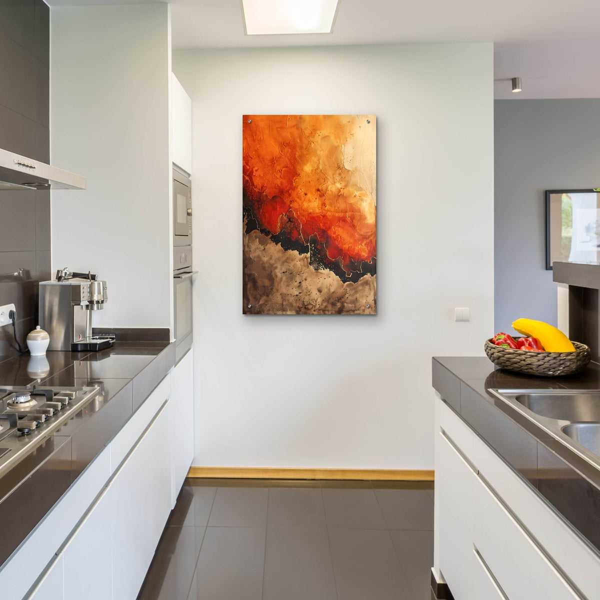 The Abstract Earth by Andreas Magnusson - 24x36 acrylic wall art in a room