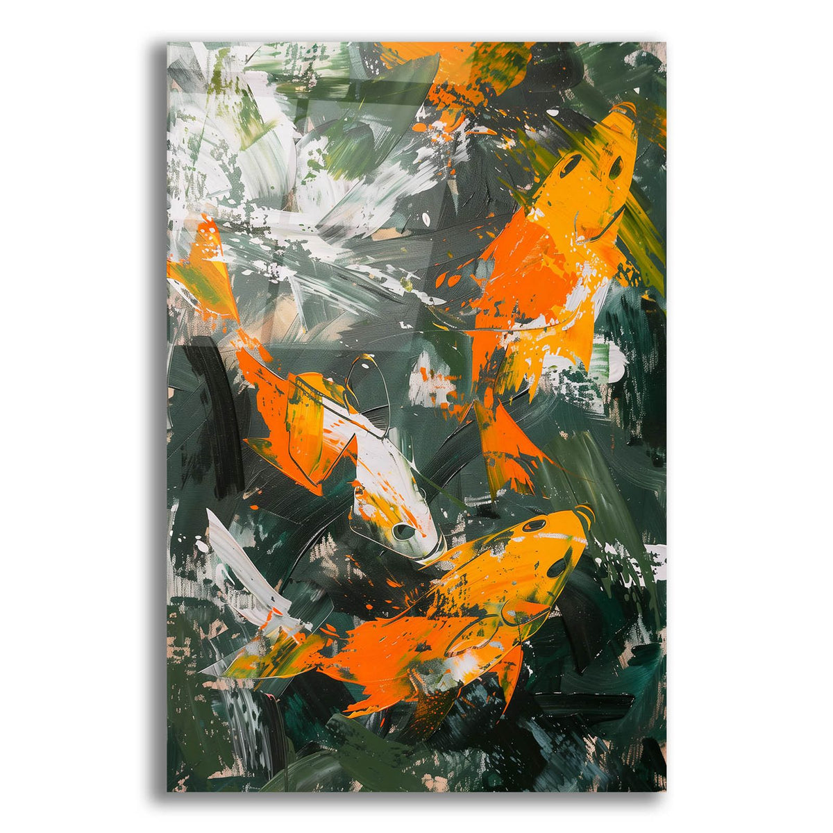 The Abstract Fishes by Andreas Magnusson acrylic glass wall art